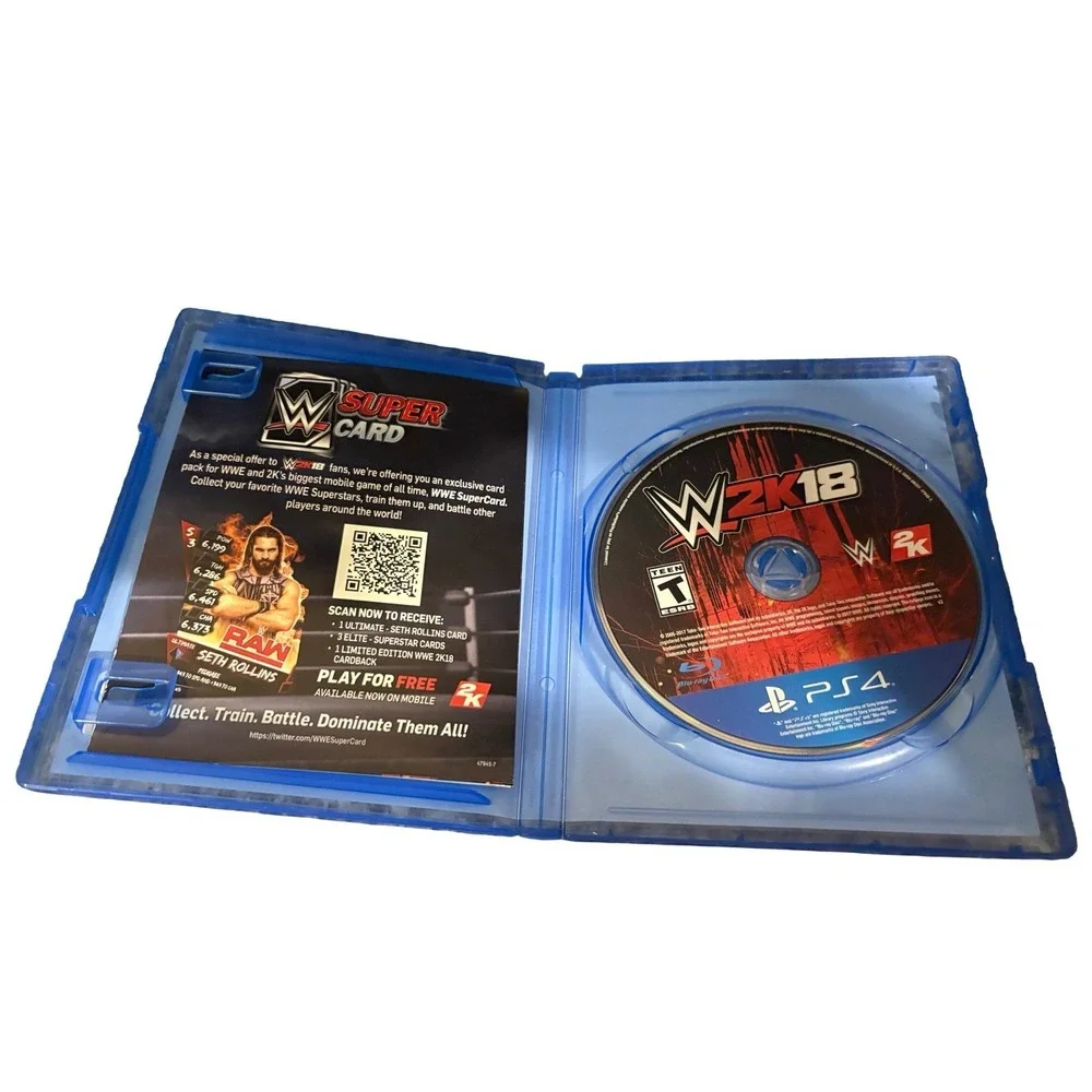 WWE 2K18 Sony PlayStation 4, PS4 W2K18 Seth Rollins Cover